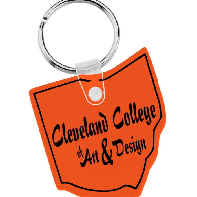 Ohio Soft Keychain - Translucent