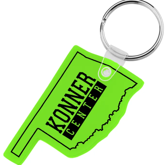 Oklahoma Soft Keychain - Translucent