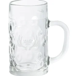 Oktoberfest Glass Mug - 17 oz - Deep Etch