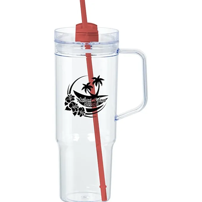 Oliver Acrylic Mug with Straw - 40 oz