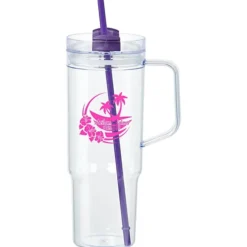 Oliver Acrylic Mug with Straw - 40 oz
