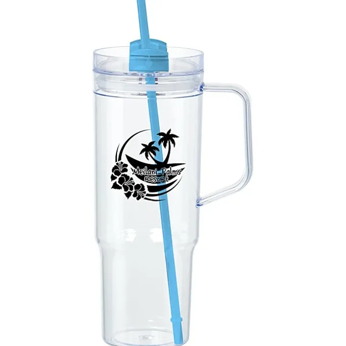 Oliver Acrylic Mug with Straw - 40 oz