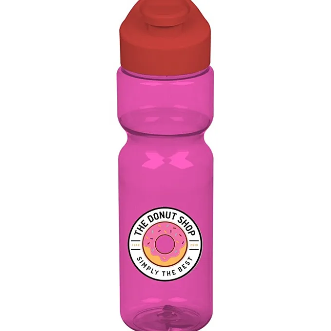 Olympian Bottle with Flip Carry Lid - 28 oz - Full Color
