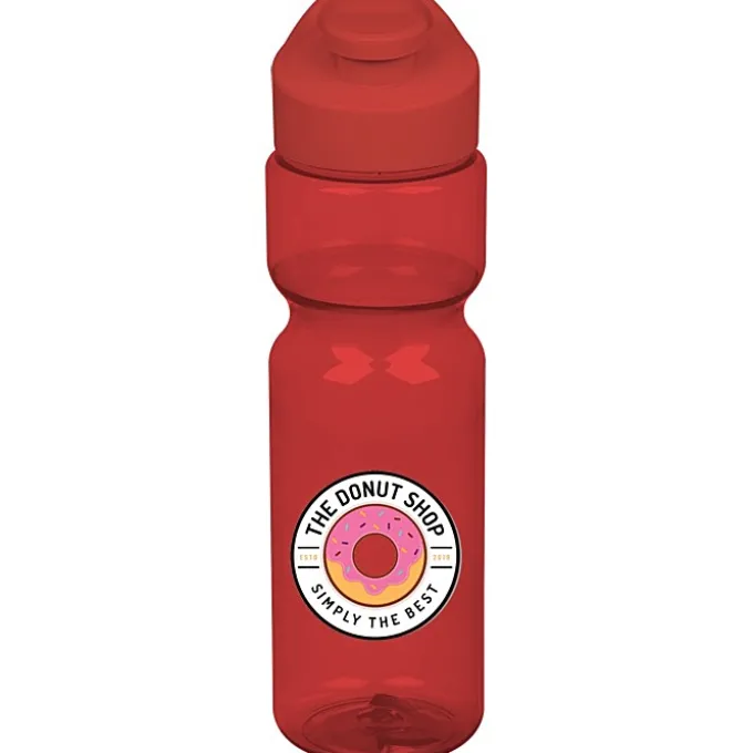 Olympian Bottle with Flip Carry Lid - 28 oz - Full Color