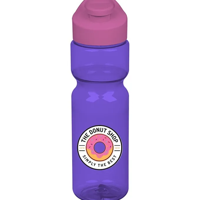 Olympian Bottle with Flip Carry Lid - 28 oz - Full Color