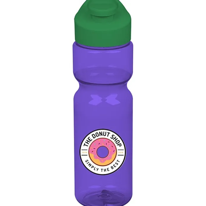 Olympian Bottle with Flip Carry Lid - 28 oz - Full Color