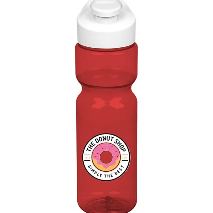Olympian Bottle with Flip Carry Lid - 28 oz - Full Color