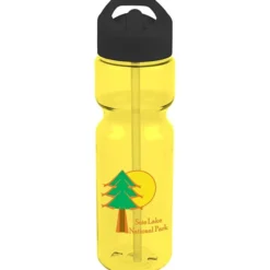 Olympian Bottle with Flip Straw Lid - 28 oz - Full Color