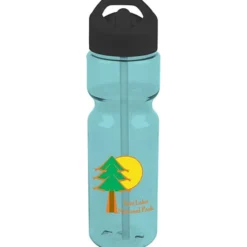 Olympian Bottle with Flip Straw Lid - 28 oz - Full Color
