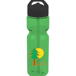 Olympian Bottle with Flip Straw Lid - 28 oz - Full Color