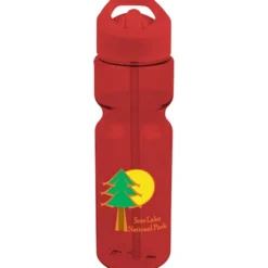 Olympian Bottle with Flip Straw Lid - 28 oz - Full Color