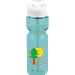 Olympian Bottle with Flip Straw Lid - 28 oz - Full Color