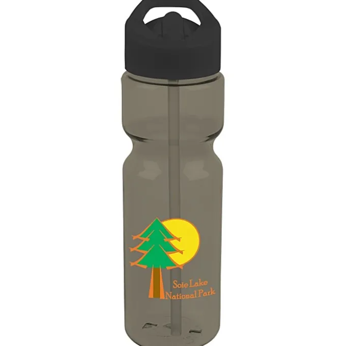 Olympian Bottle with Flip Straw Lid - 28 oz - Full Color