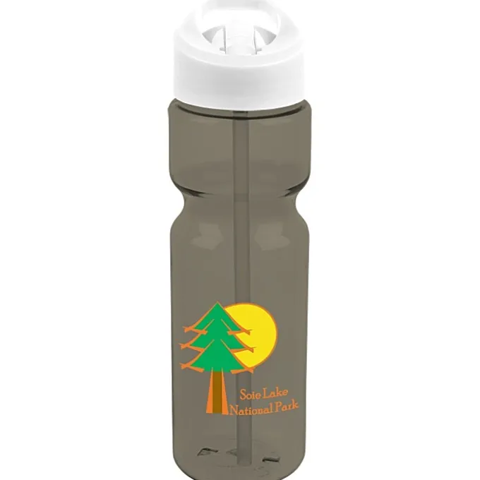 Olympian Bottle with Flip Straw Lid - 28 oz - Full Color