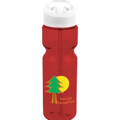 Olympian Bottle with Flip Straw Lid - 28 oz - Full Color