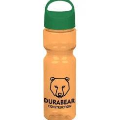 Olympian Bottle with Oval Crest Lid - 28 oz