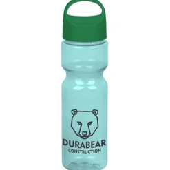 Olympian Bottle with Oval Crest Lid - 28 oz