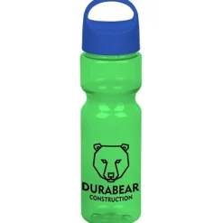 Olympian Bottle with Oval Crest Lid - 28 oz