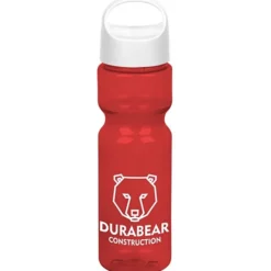 Olympian Bottle with Oval Crest Lid - 28 oz