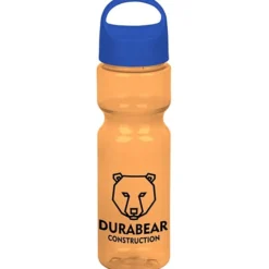 Olympian Bottle with Oval Crest Lid - 28 oz