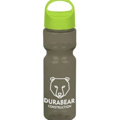 Olympian Bottle with Oval Crest Lid - 28 oz