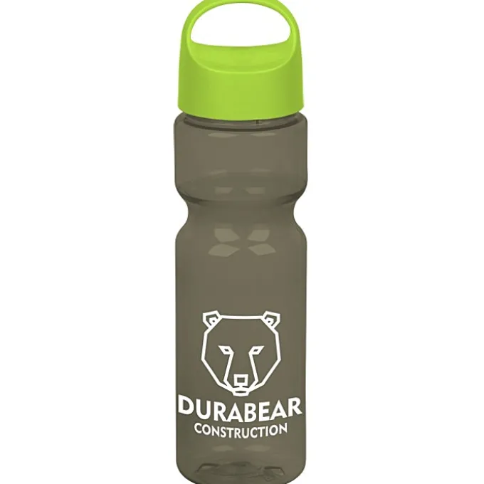 Olympian Bottle with Oval Crest Lid - 28 oz