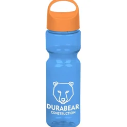 Olympian Bottle with Oval Crest Lid - 28 oz