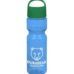Olympian Bottle with Oval Crest Lid - 28 oz