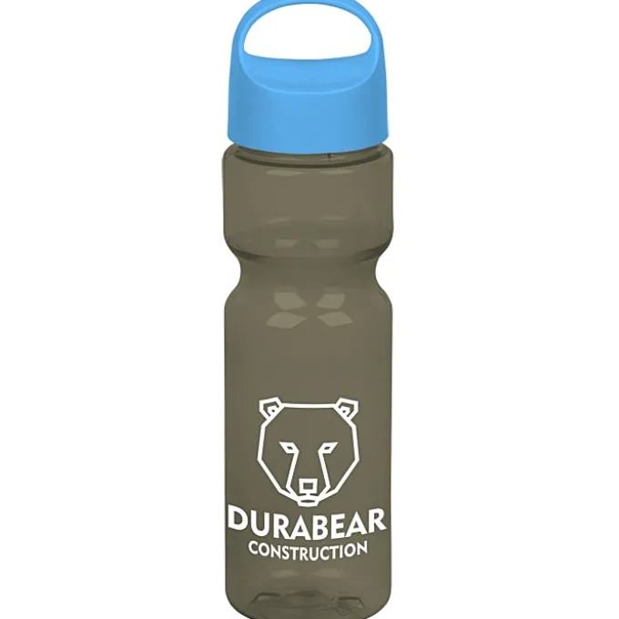 Olympian Bottle with Oval Crest Lid - 28 oz