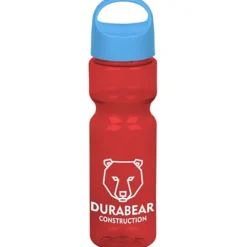 Olympian Bottle with Oval Crest Lid - 28 oz