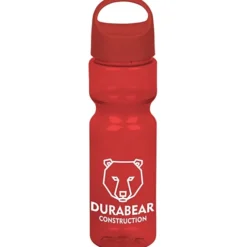 Olympian Bottle with Oval Crest Lid - 28 oz