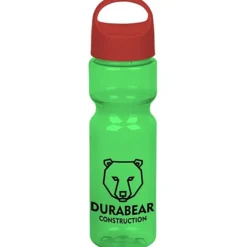 Olympian Bottle with Oval Crest Lid - 28 oz