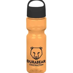 Olympian Bottle with Oval Crest Lid - 28 oz