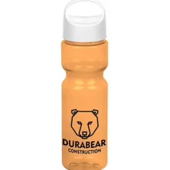 Olympian Bottle with Oval Crest Lid - 28 oz