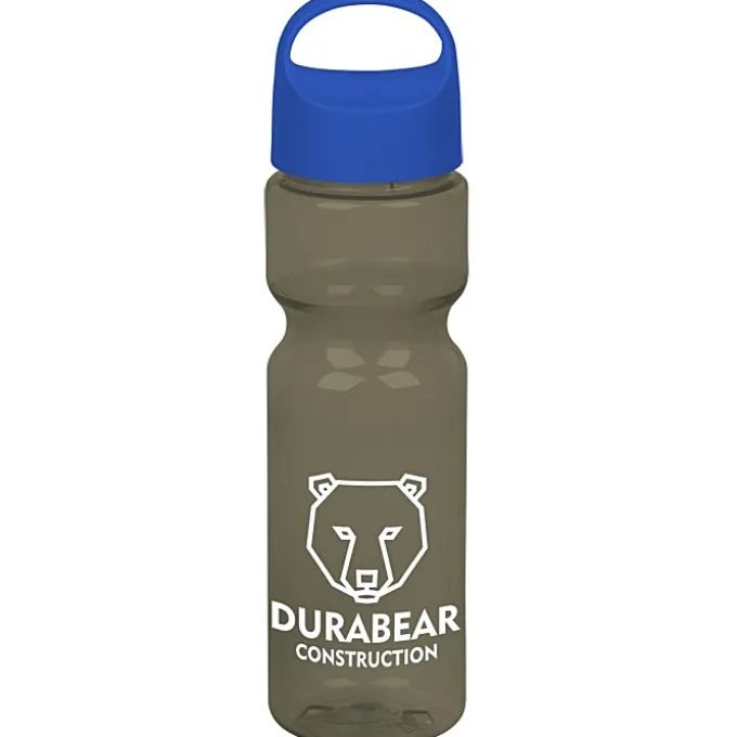 Olympian Bottle with Oval Crest Lid - 28 oz