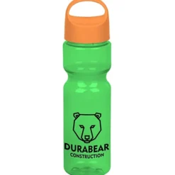 Olympian Bottle with Oval Crest Lid - 28 oz
