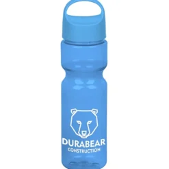 Olympian Bottle with Oval Crest Lid - 28 oz