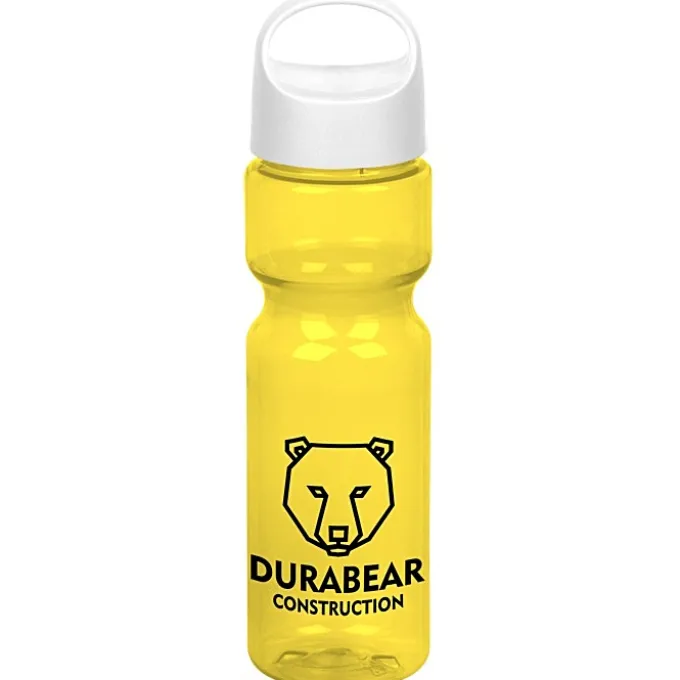 Olympian Bottle with Oval Crest Lid - 28 oz