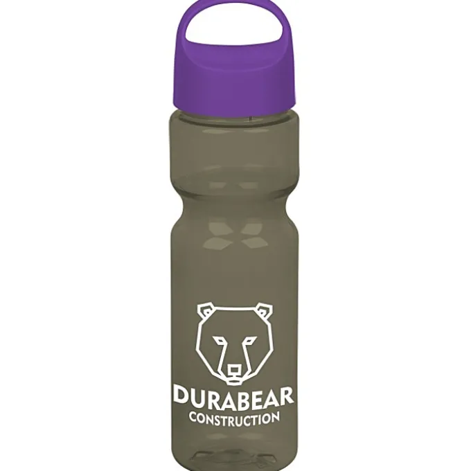 Olympian Bottle with Oval Crest Lid - 28 oz