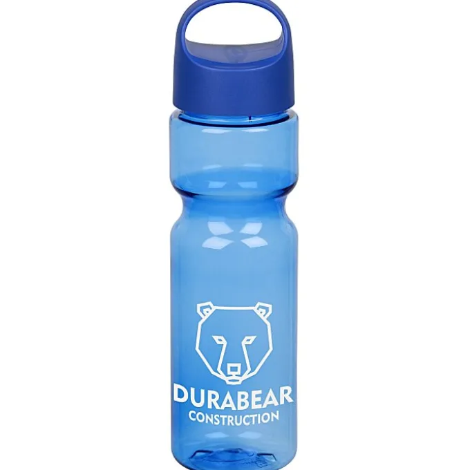 Olympian Bottle with Oval Crest Lid - 28 oz