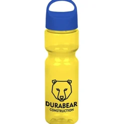 Olympian Bottle with Oval Crest Lid - 28 oz
