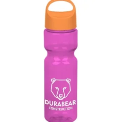 Olympian Bottle with Oval Crest Lid - 28 oz