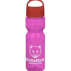 Olympian Bottle with Oval Crest Lid - 28 oz