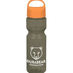 Olympian Bottle with Oval Crest Lid - 28 oz