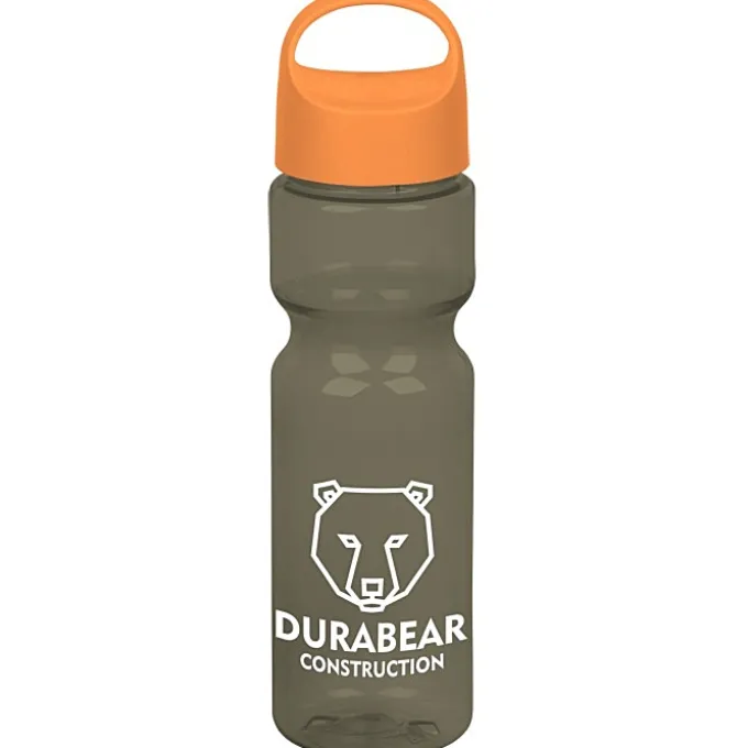 Olympian Bottle with Oval Crest Lid - 28 oz