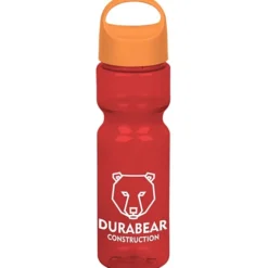 Olympian Bottle with Oval Crest Lid - 28 oz