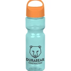 Olympian Bottle with Oval Crest Lid - 28 oz