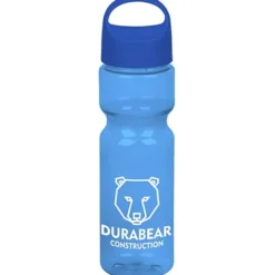 Olympian Bottle with Oval Crest Lid - 28 oz