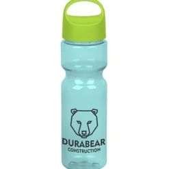 Olympian Bottle with Oval Crest Lid - 28 oz