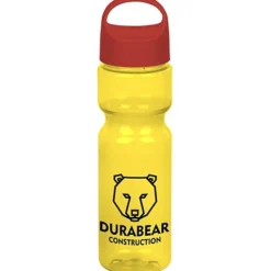 Olympian Bottle with Oval Crest Lid - 28 oz